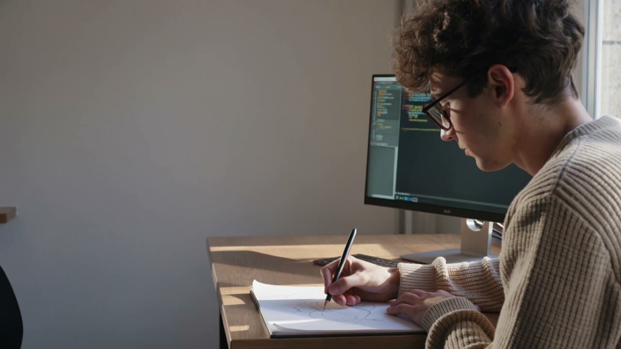 Daylight in a creative studio